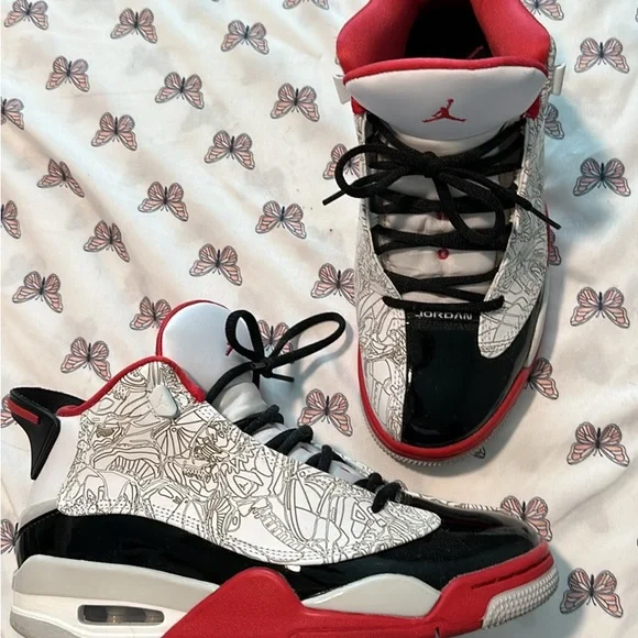 Size 9 Women’s Jordan Dub Zeros - Picture 3 of 4